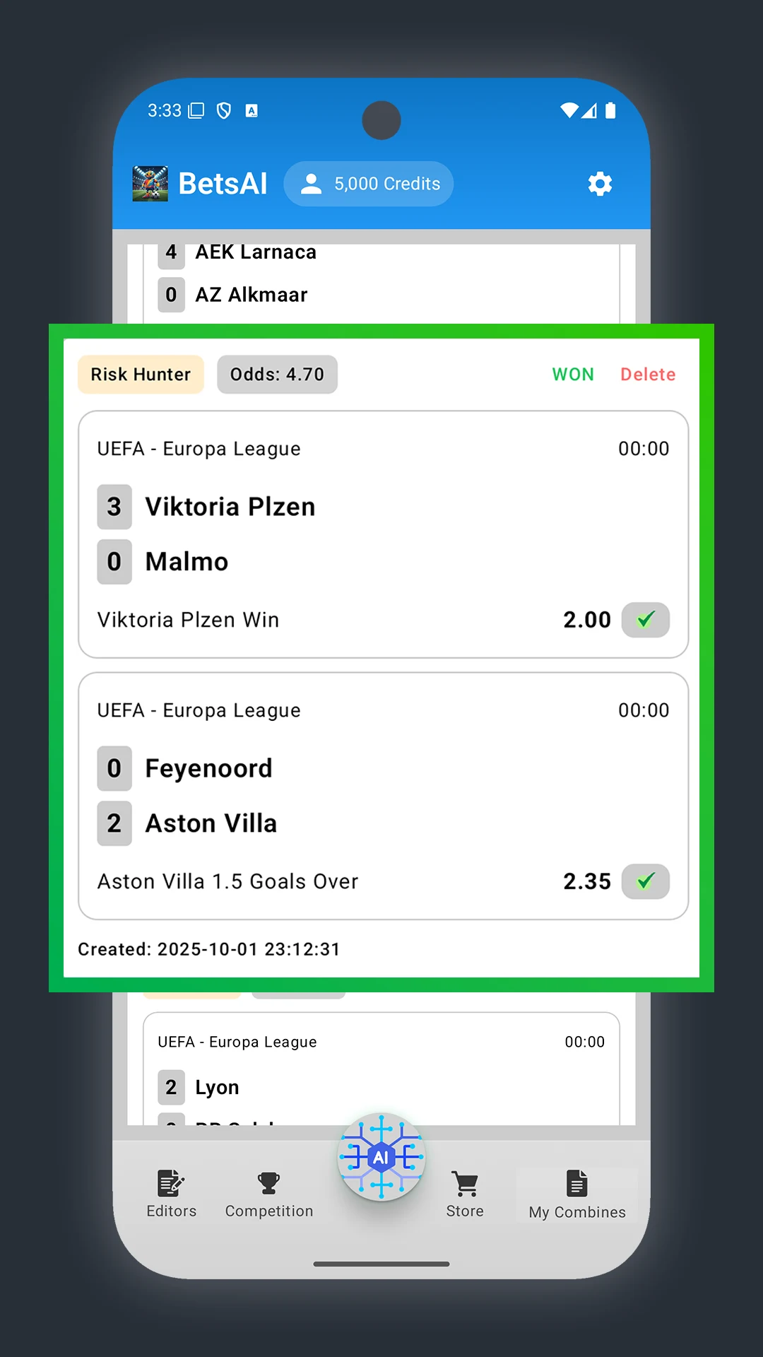 BetsAI - Betting Tips screenshot