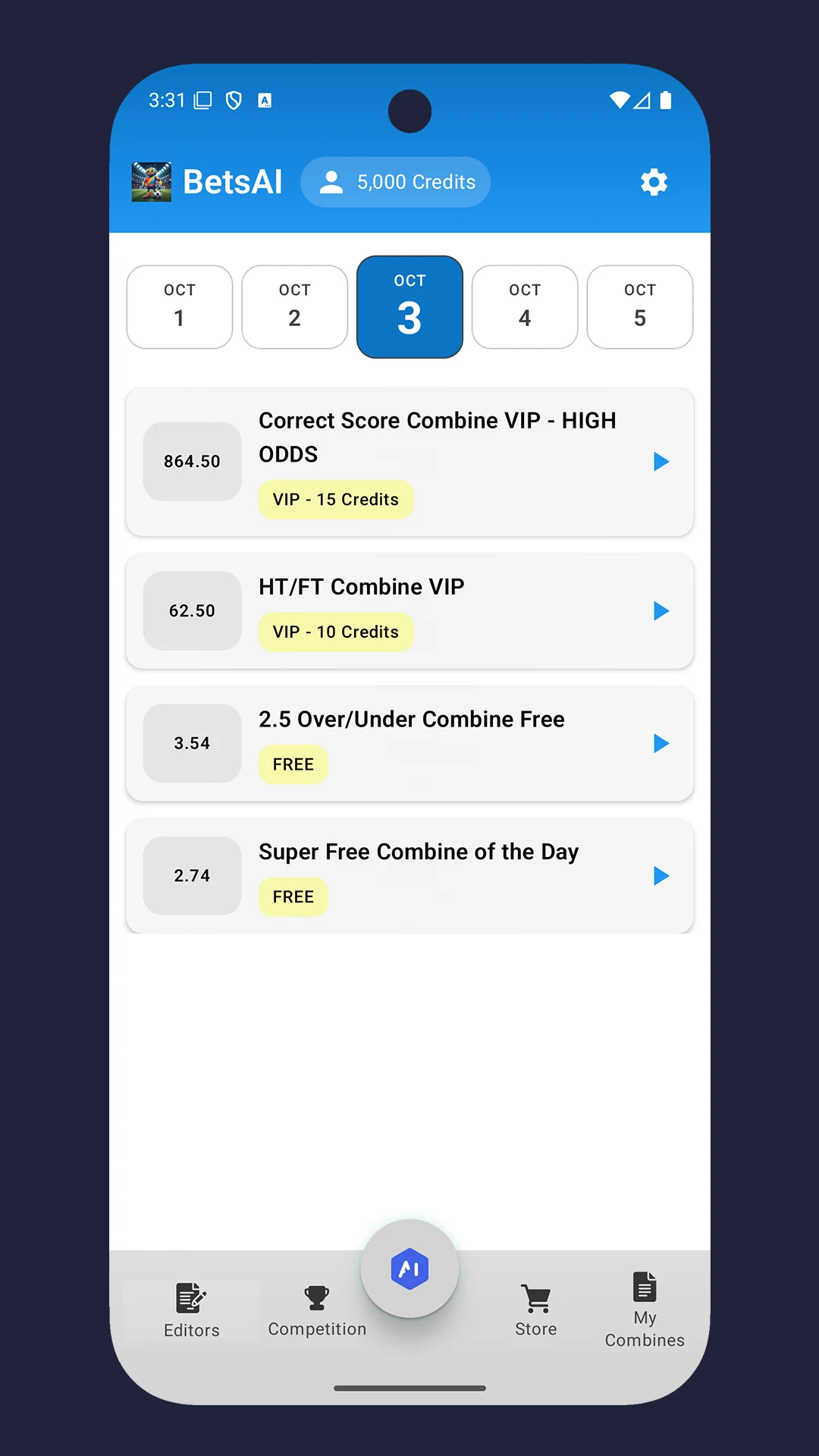 BetsAI - Betting Tips screenshot