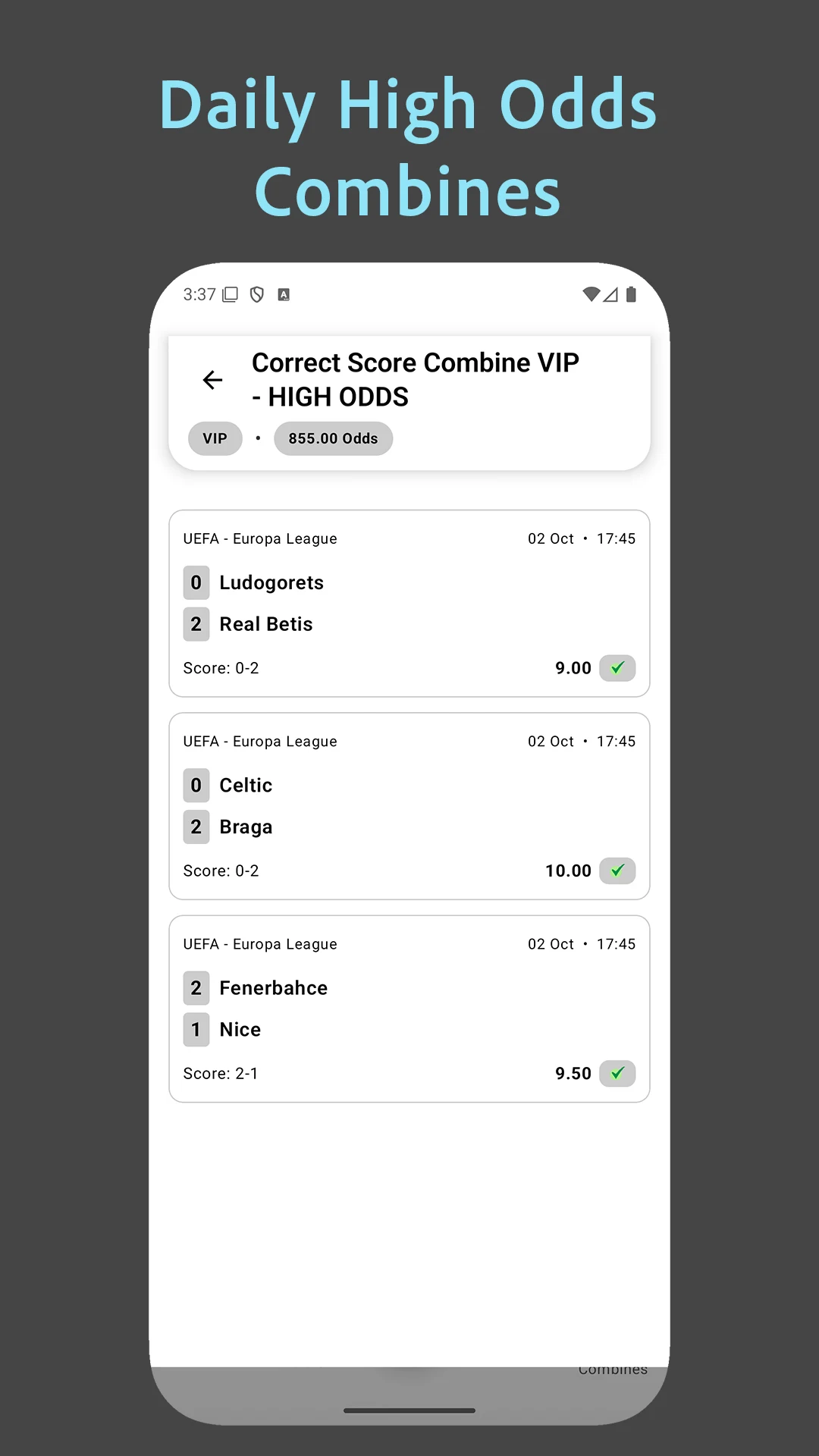 BetsAI - Betting Tips screenshot